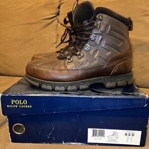 Polo by Ralph Lauren Men's Dark Brown Delton Boots